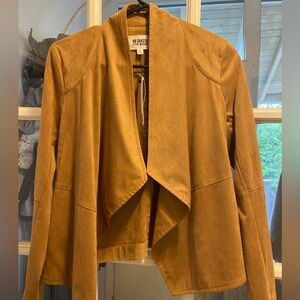 NWT BB Dakota Tan Waterfall Collar Jacket
